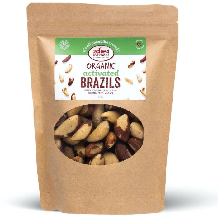 2die4 Activated Organic Brazil Nuts 300g