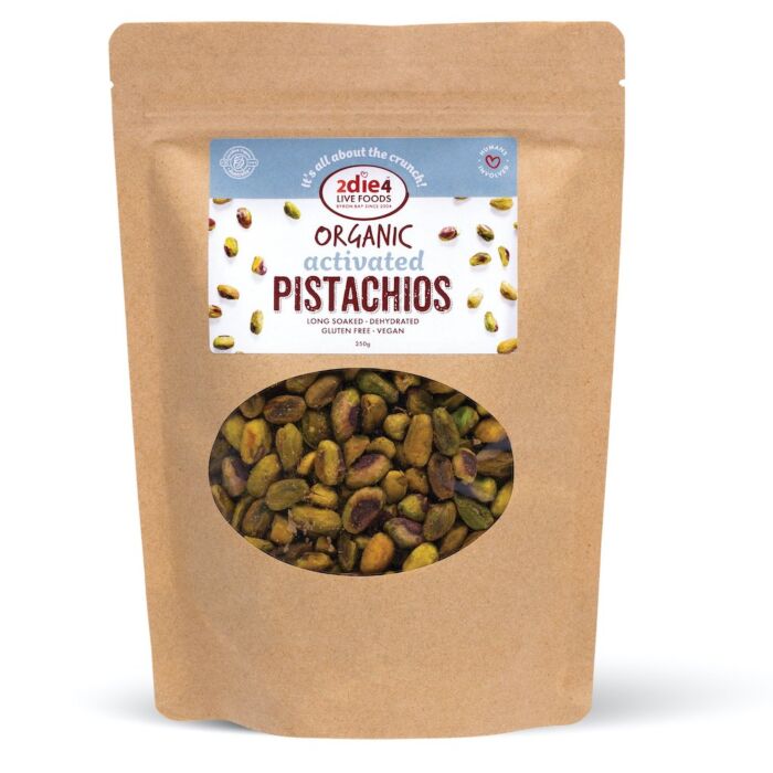 2die4 Activated Organic Pistachios 100g