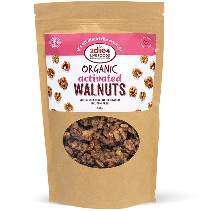 2die4 Activated Organic Walnuts 300g