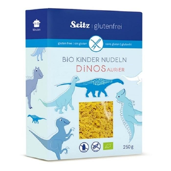 Alb-Gold Sietz Organic Kids Pasta Gluten Free Dinos 250g
