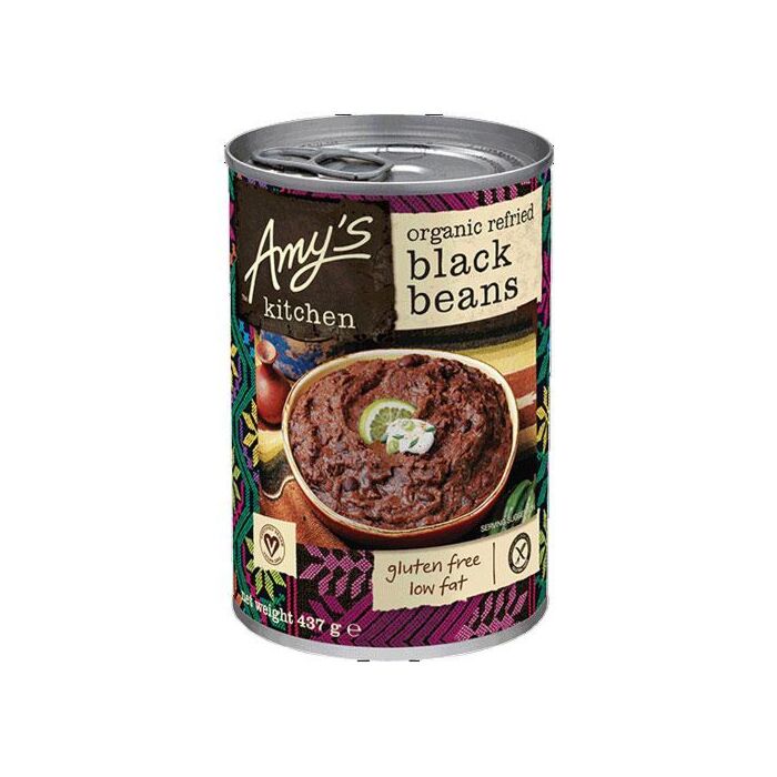 Amy's Kitchen Refried Black Beans 437g