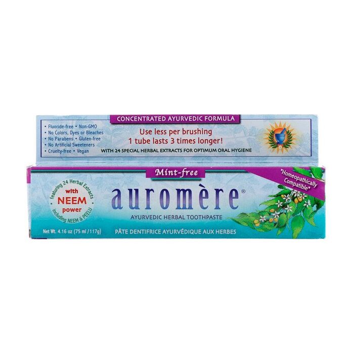 Auromere Toothpaste Ayurvedic Mint Free 117g