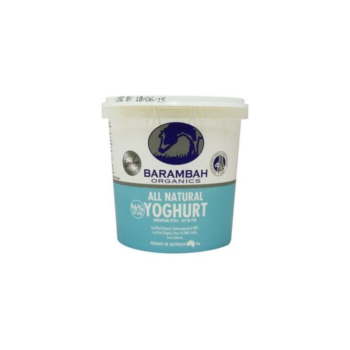 Barambah Organics All Natural Yoghurt 1kg