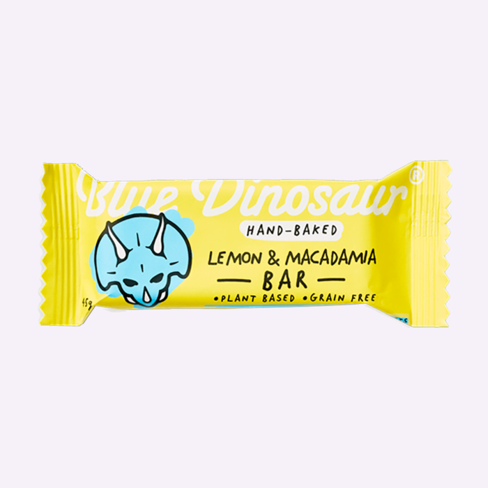 Blue Dinosaur Lemon & Macadamia Bar 45g