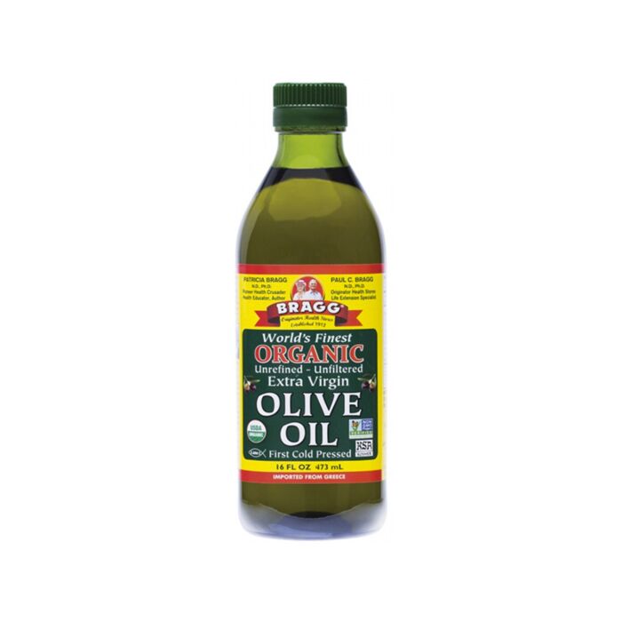 Bragg Olive Oil (Extra Virgin) Unrefined & Unfiltered 473ml