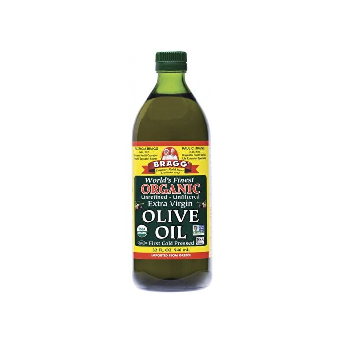 Bragg Olive Oil (Extra Virgin) Unrefined & Unfiltered 946ml