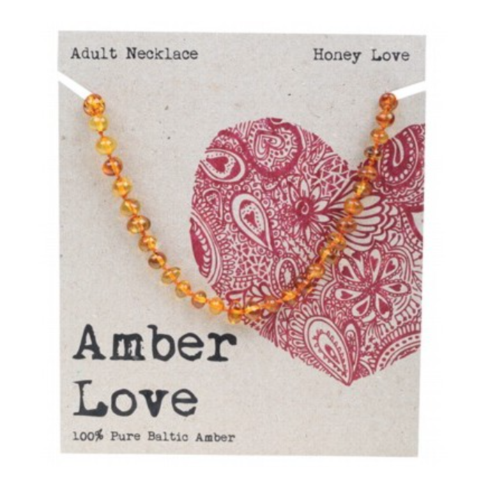 Amber Love Adult's Necklace Honey Love 46cm
