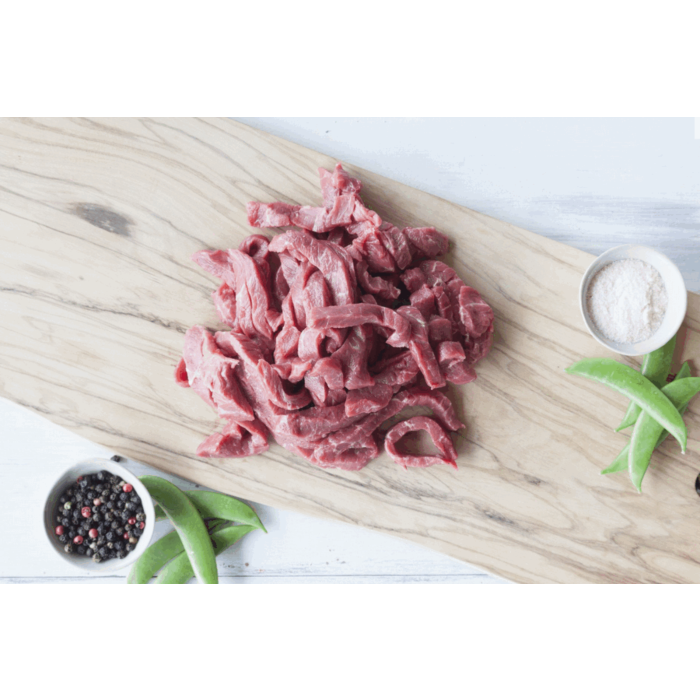 Certified Organic Beef Stir Fry 500g