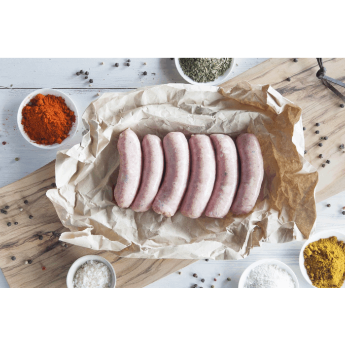 Certified Organic Sausages - Beef Rosemary & Honey 450g