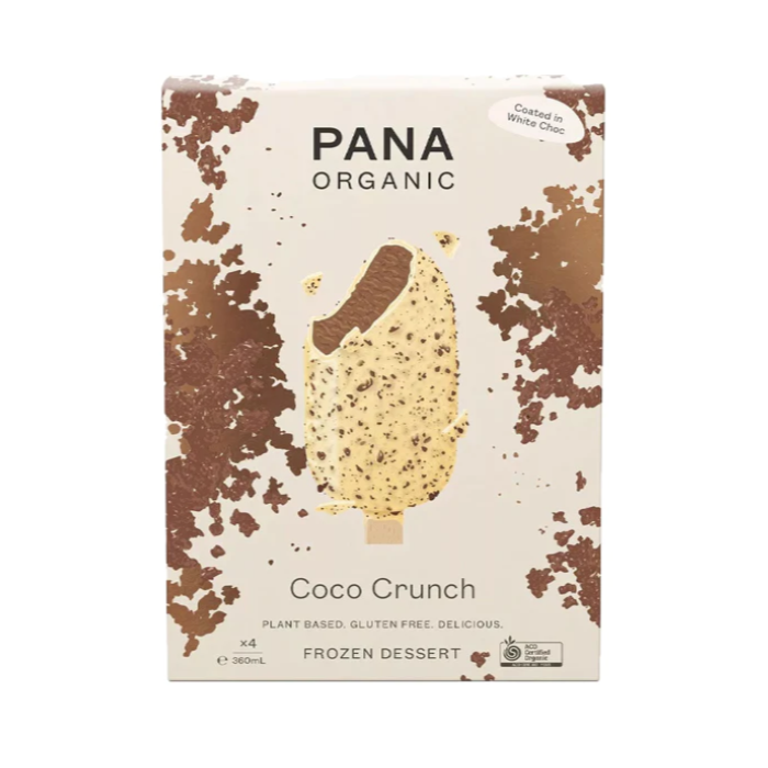 Pana Organic Coco Crunch Dairy Free Ice Cream Sticks