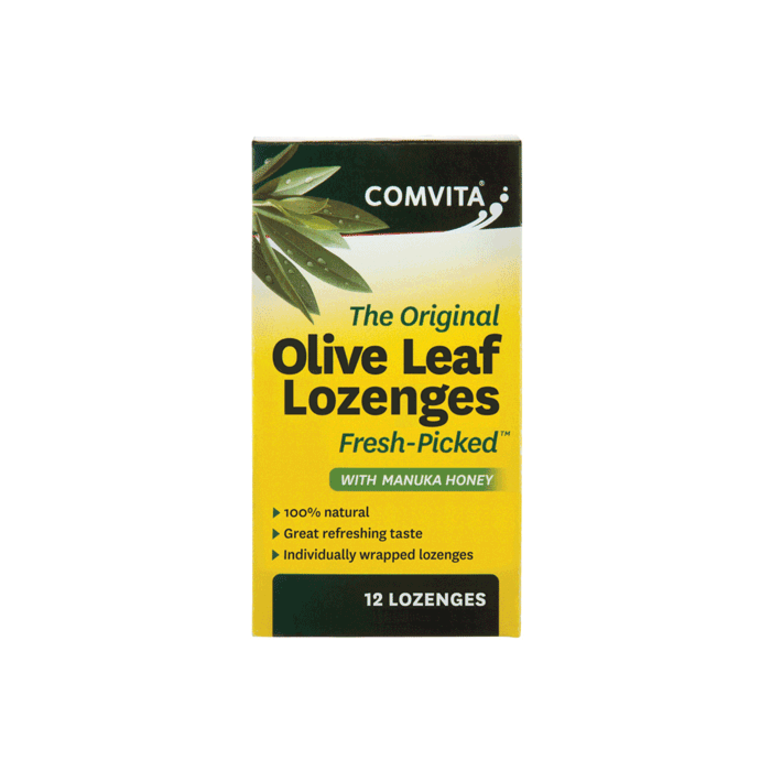 Comvita Olive Leaf Extract Lozenges With Manuka Honey 12pk