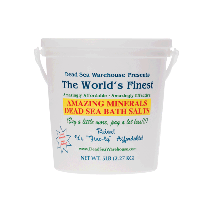 Dead Sea Warehouse Dead Sea Bath Salts Bucket 2.27kg