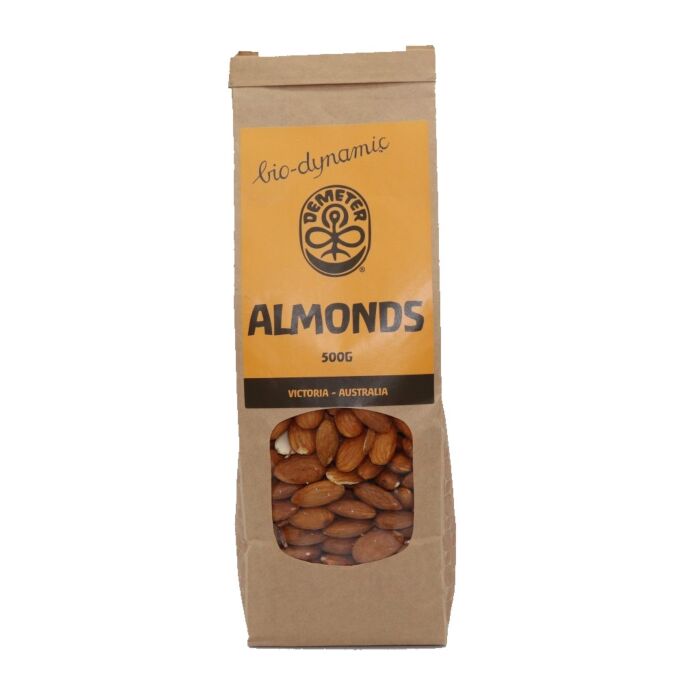 Demeter Biodynamic Almonds 500g