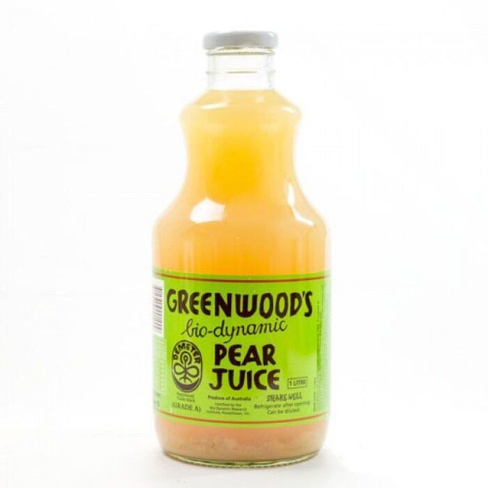 Demeter Biodynamic Greenwood's Pear Juice 1ltr