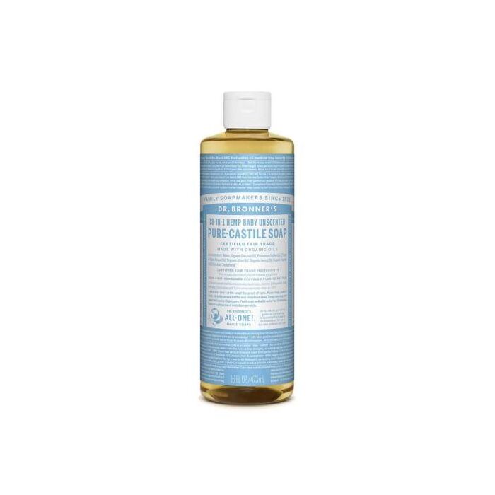 Dr Bronner's Pure Castile Soap Baby Unscented 473ml