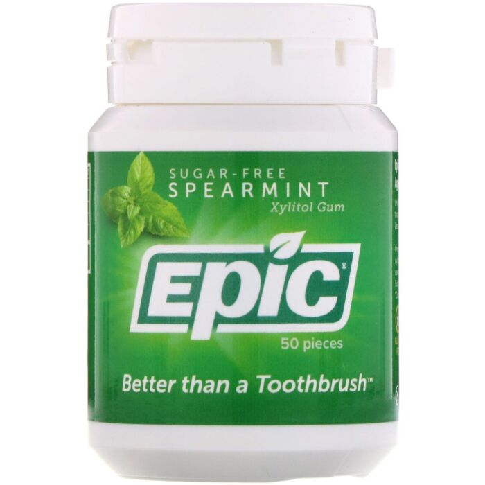 Epic Xylitol Chewing Gum Spearmint 50pc