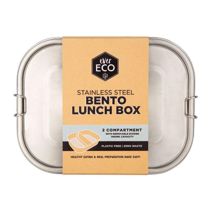 Ever Eco Bento Box 2 Compartments with Removable Divider