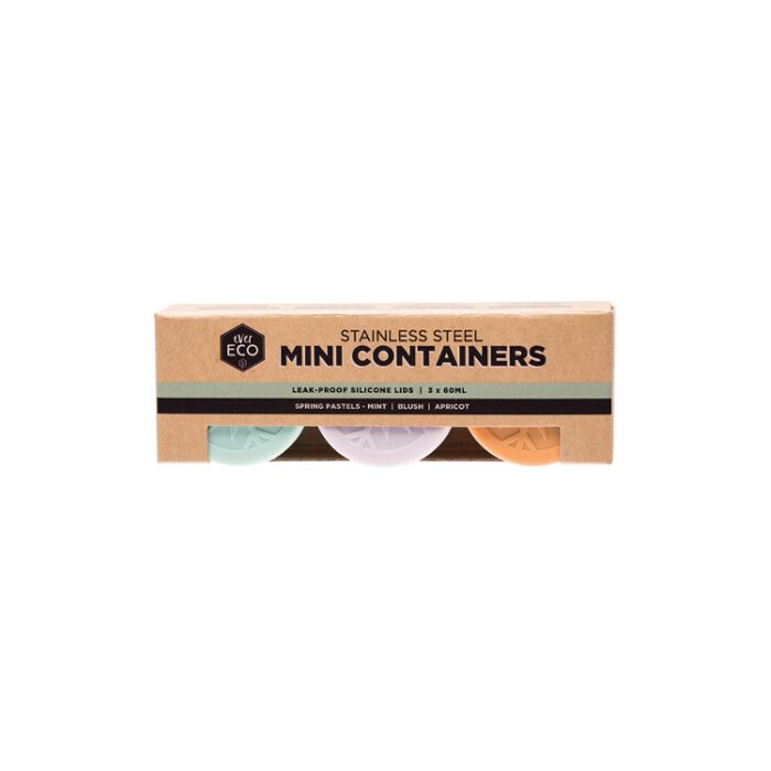 Ever Eco Stainless Steel Mini Containers 3pk