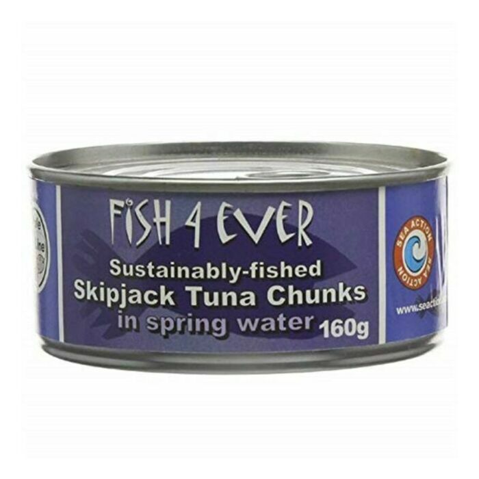 Fish4Ever Skipjack Tuna Chunks in Spring Water 160g
