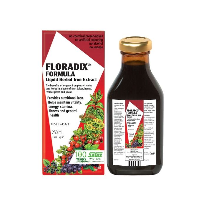 Floradix Formula (Liquid Herbal Iron Extract) 250ml