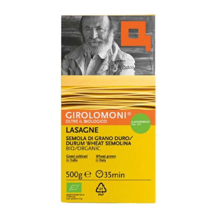 Girolomoni Organic Durum Wheat Semolina Lasagne 500g