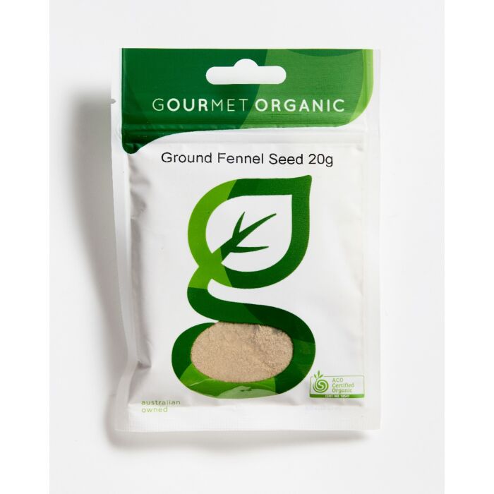 Gourmet Organic Ground Fennel Seed 20g