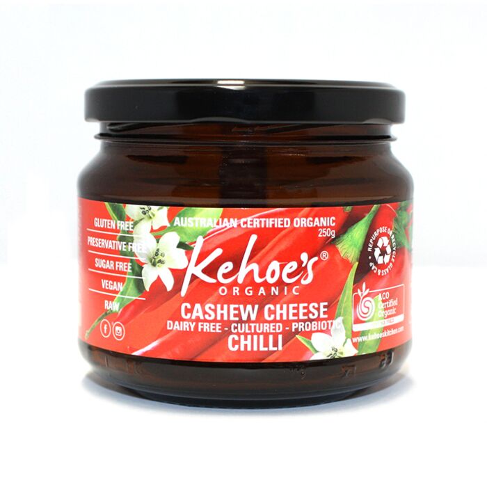 Kehoe's Certified Organic Chilli Cashew Cheese Dip 250g