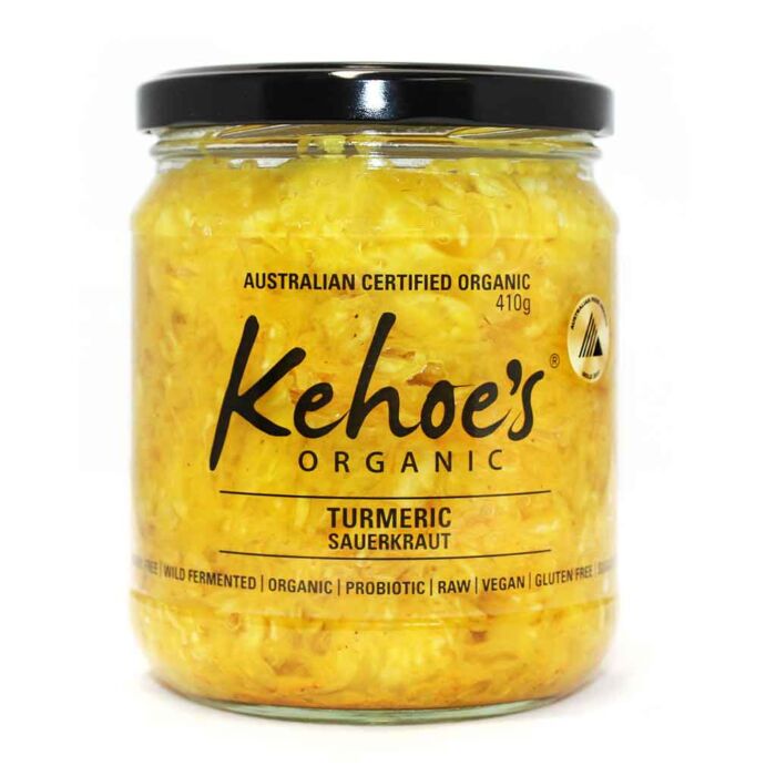 Kehoe's Certified Organic Turmeric Sauerkraut 410g