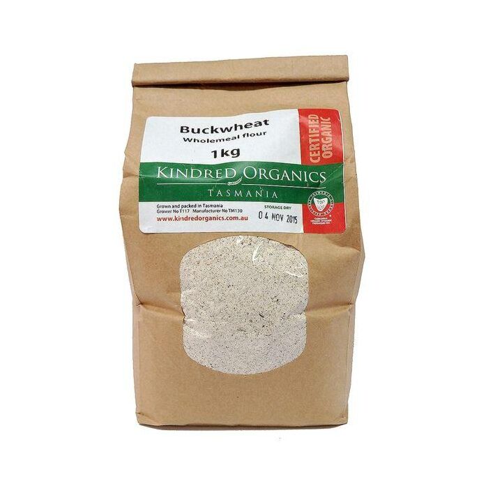 Kindred Organics Buckwheat Flour Wholemeal 1kg