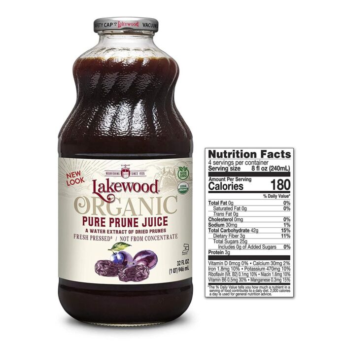 Lakewood Organic Prune Juice 946ml