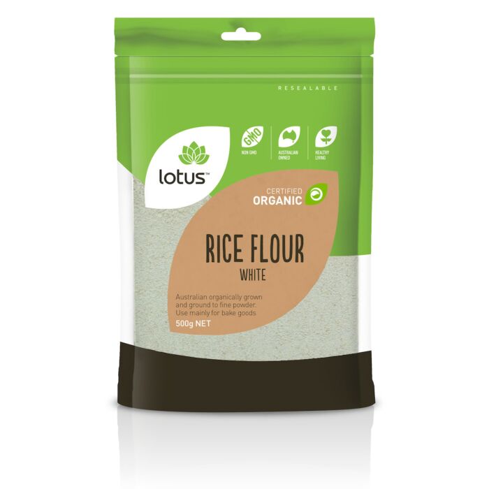 Lotus Rice Flour White Organic 500g