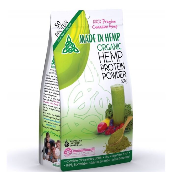 Made in Hemp Organic Hemp Protein Powder 500g