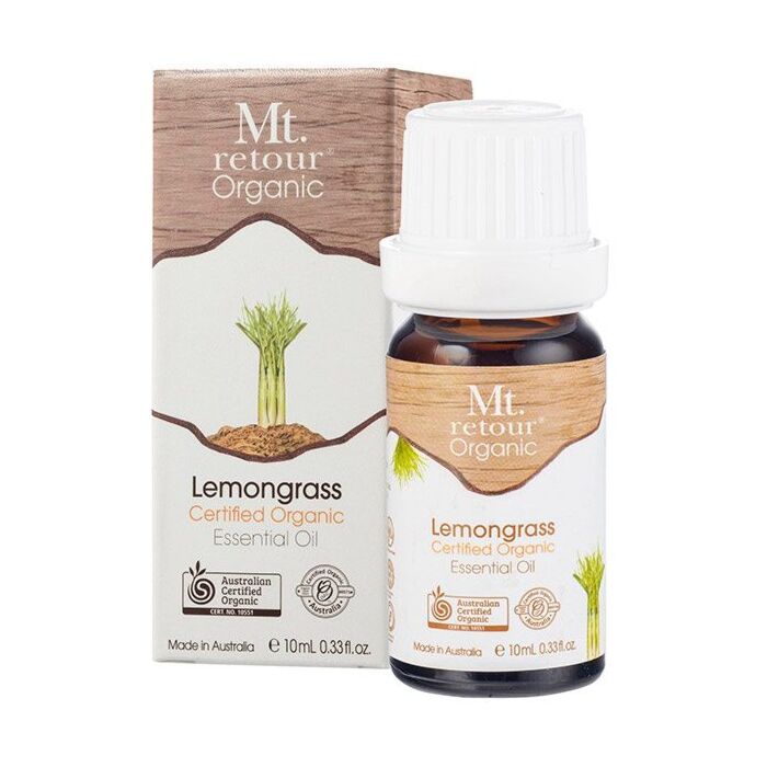 Mt Retour Organic Lemongrass Oil 10ml