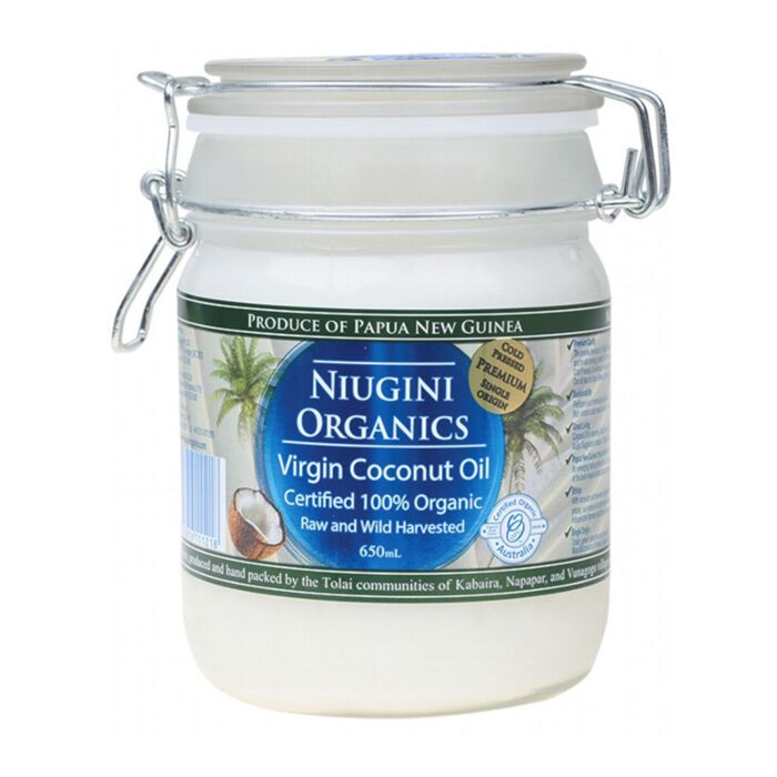 Niugini Organic 100% Organic Virgin Coconut Oil 650ml