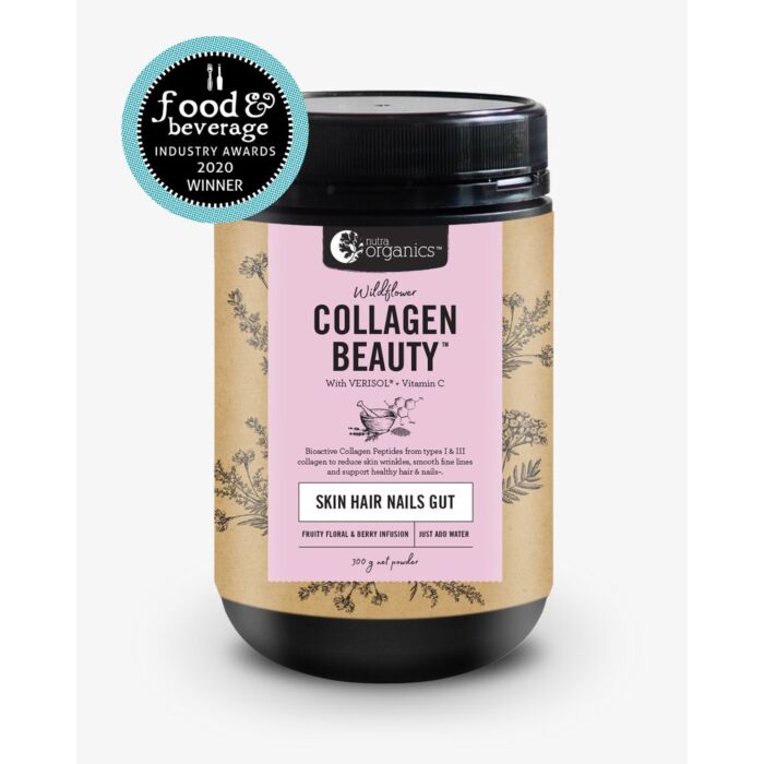 Nutra Organics Collagen Beauty Wildflower 300g