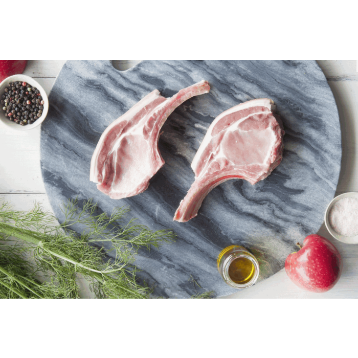 Organic Pork French Cutlets 400g