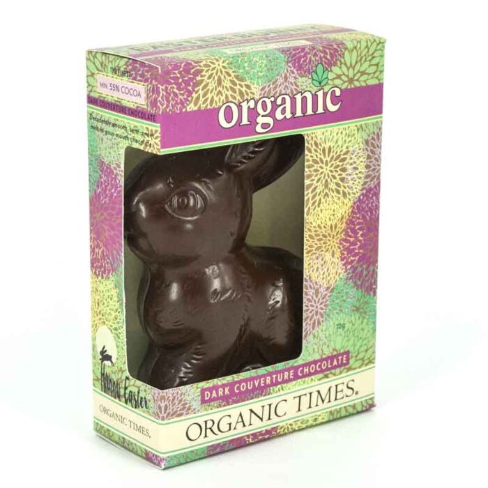 Organic Times Easter Bunny Dark Chocolate 200g