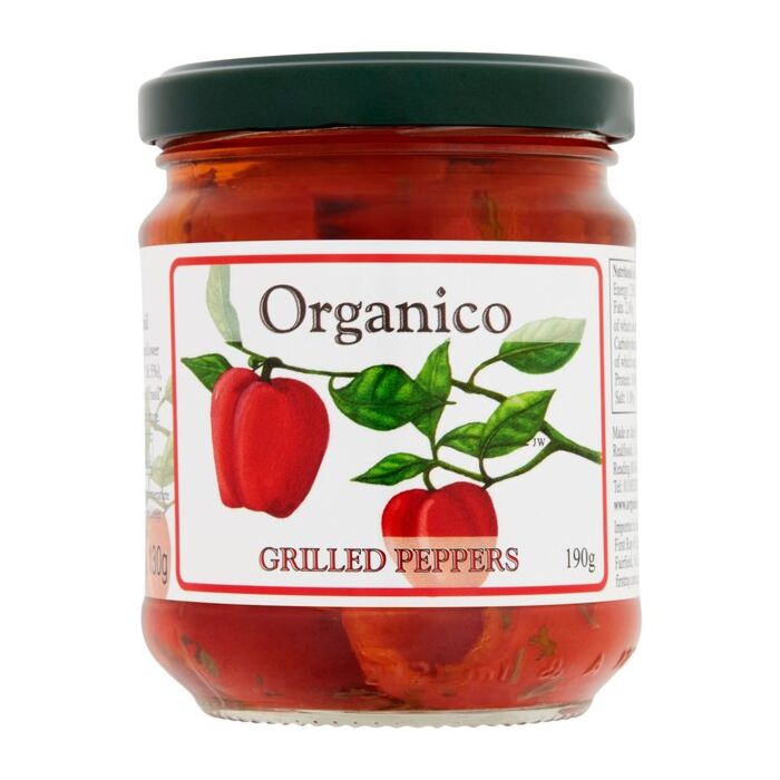 Organico Grilled Peppers (Organic) 190g
