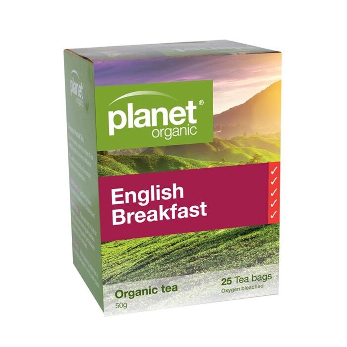 Planet Organic English Breakfast Tea x 25 Bags