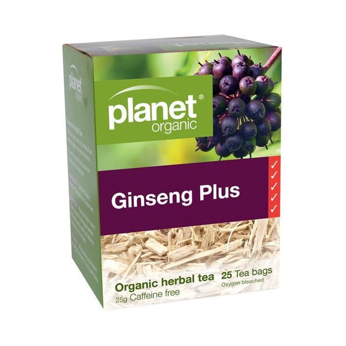 Planet Organic Ginseng Plus Tea x 25 bags