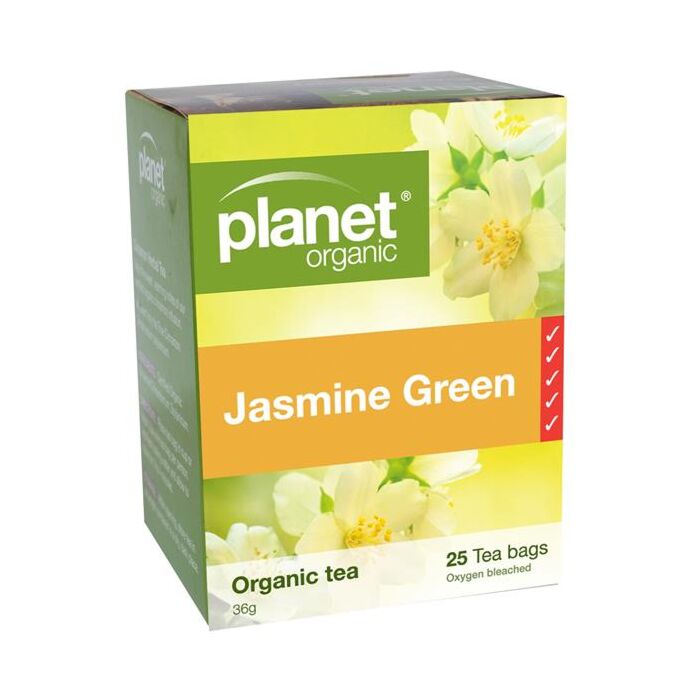 Planet Organic Jasmine Green Tea x 25 bags