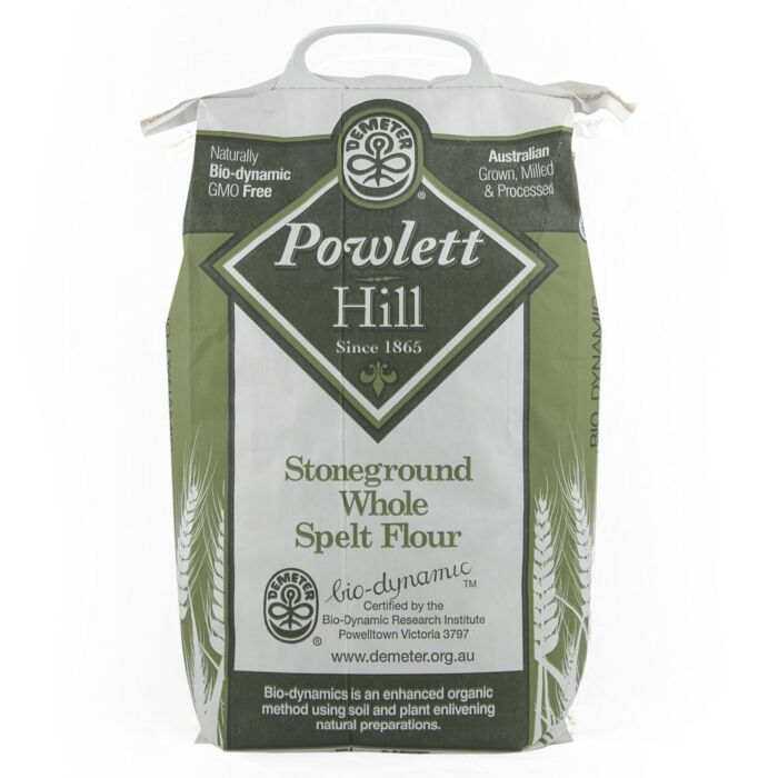 Powlett Hill Biodynamic Whole Spelt Flour 5kg
