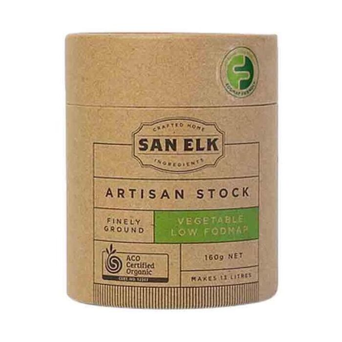 San Elk Organic Vegetable Low Fodmap Stock 160g
