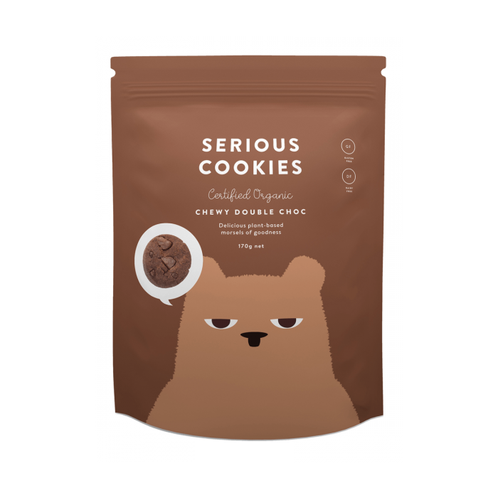 Serious Double Choc Chip Cookies 170g