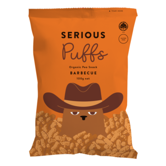 Serious Pea Puffs Barbecue 100g