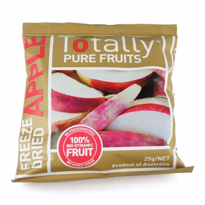Totally Pure Fruits Snap Dried Apples 25g