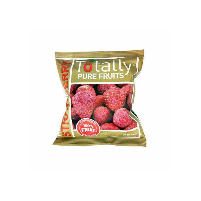 Totally Pure Fruits Snap Dried Strawberries 25g