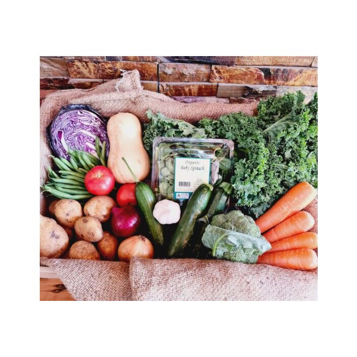 certified organic veggie box $50