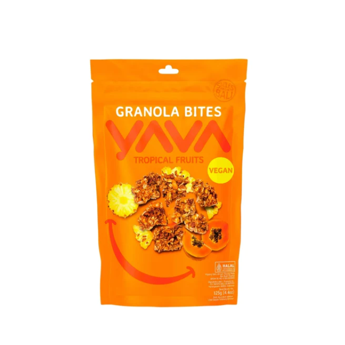 Yava granola tropical fruits
