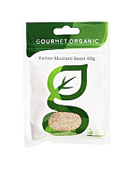 Gourmet Organic Yellow Mustard Seeds 40g